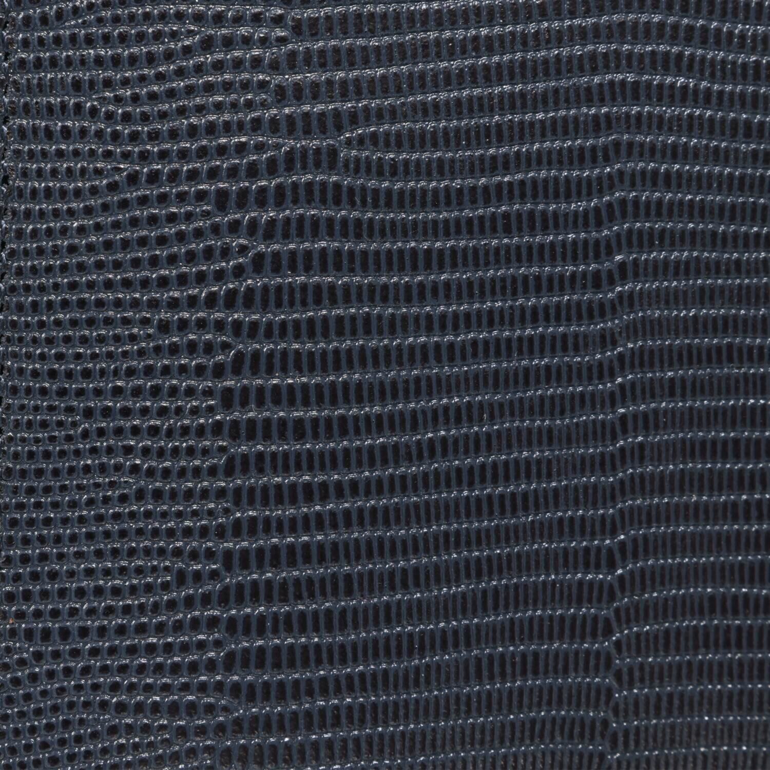 モーダプリンチペ はっ水 リザード型押しレザー 縦ショルダーバッグ