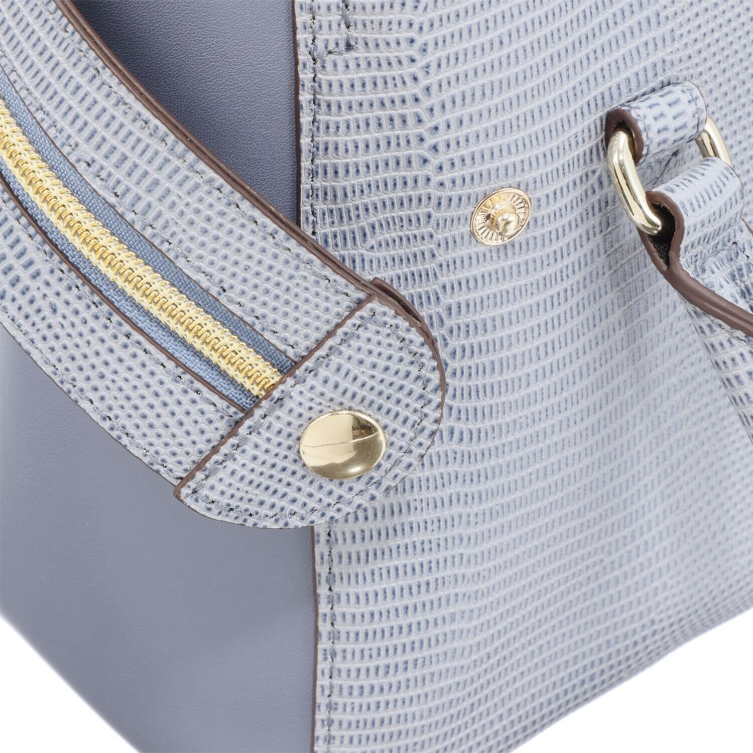 モーダプリンチペ はっ水 リザード型押しレザー ２ウェイショルダーバッグ