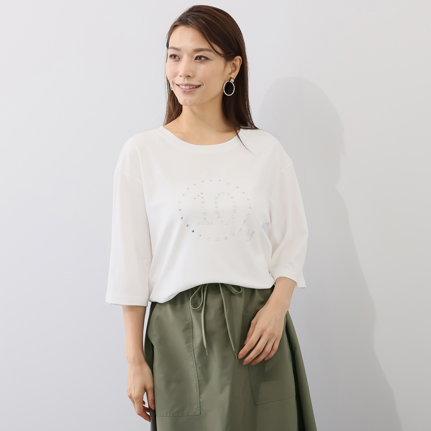 エムズ　スタイル コットンスムース アニバーサリー１０ キラキラプルオーバー