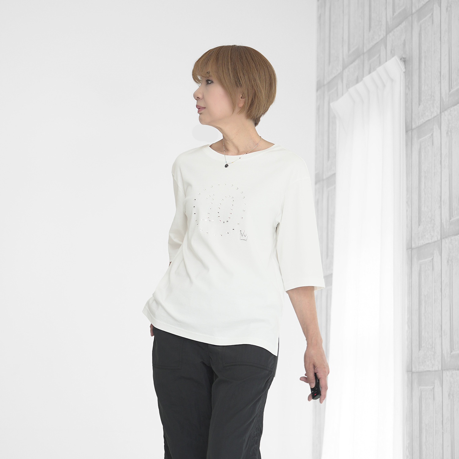 エムズ　スタイル コットンスムース アニバーサリー１０ キラキラプルオーバー