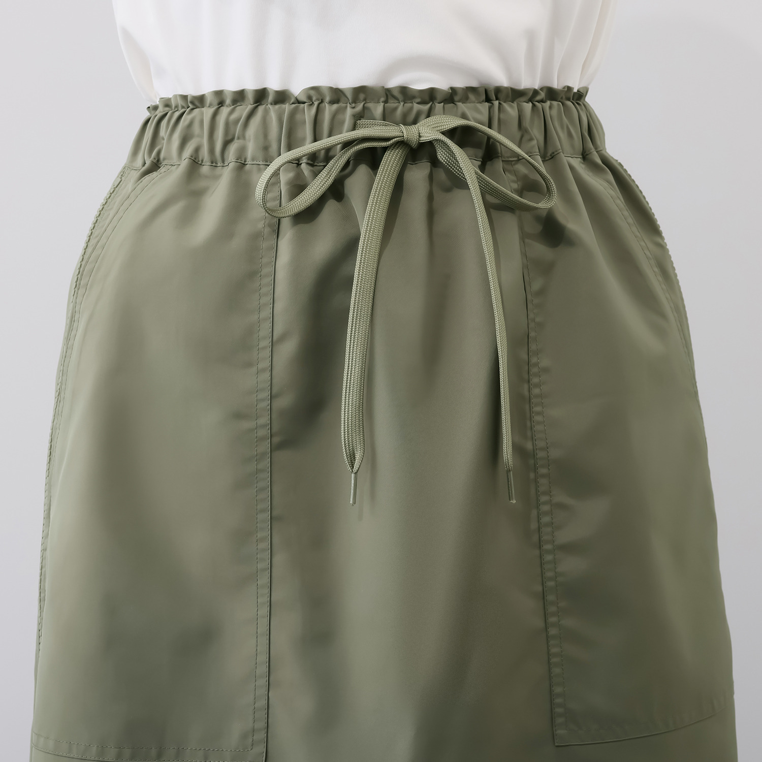 エムズ　スタイル シルエットアレンジ 自由自在 サイドファスナー デザインスカート