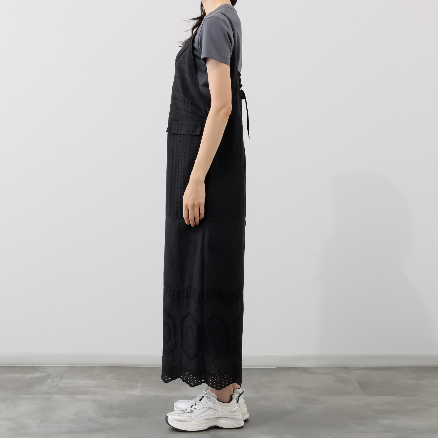 亀恭子セレクト！ アイラ 総レース サロペットパンツ