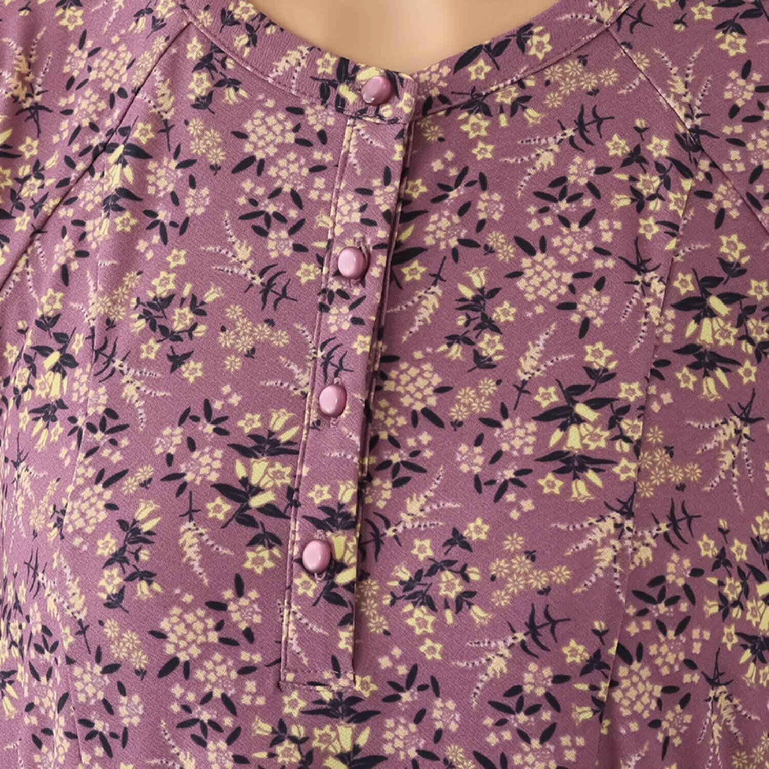 ルクオーレ カットジョーゼット ３６０度ストレッチ ドレープワンピース