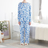 ナルエー コットン１００％ スムース 洋ナシデザイン ルームウェア上下セット
