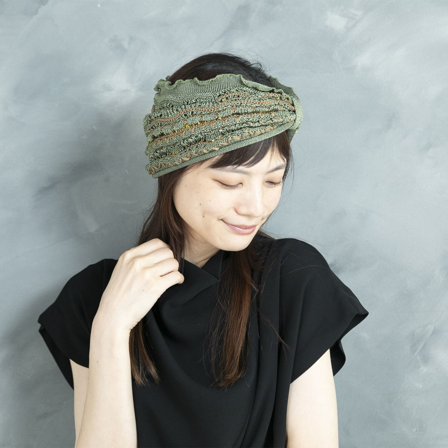 ベル・モード 日本製 マルチに使える 洗える リラックスヘアバンド