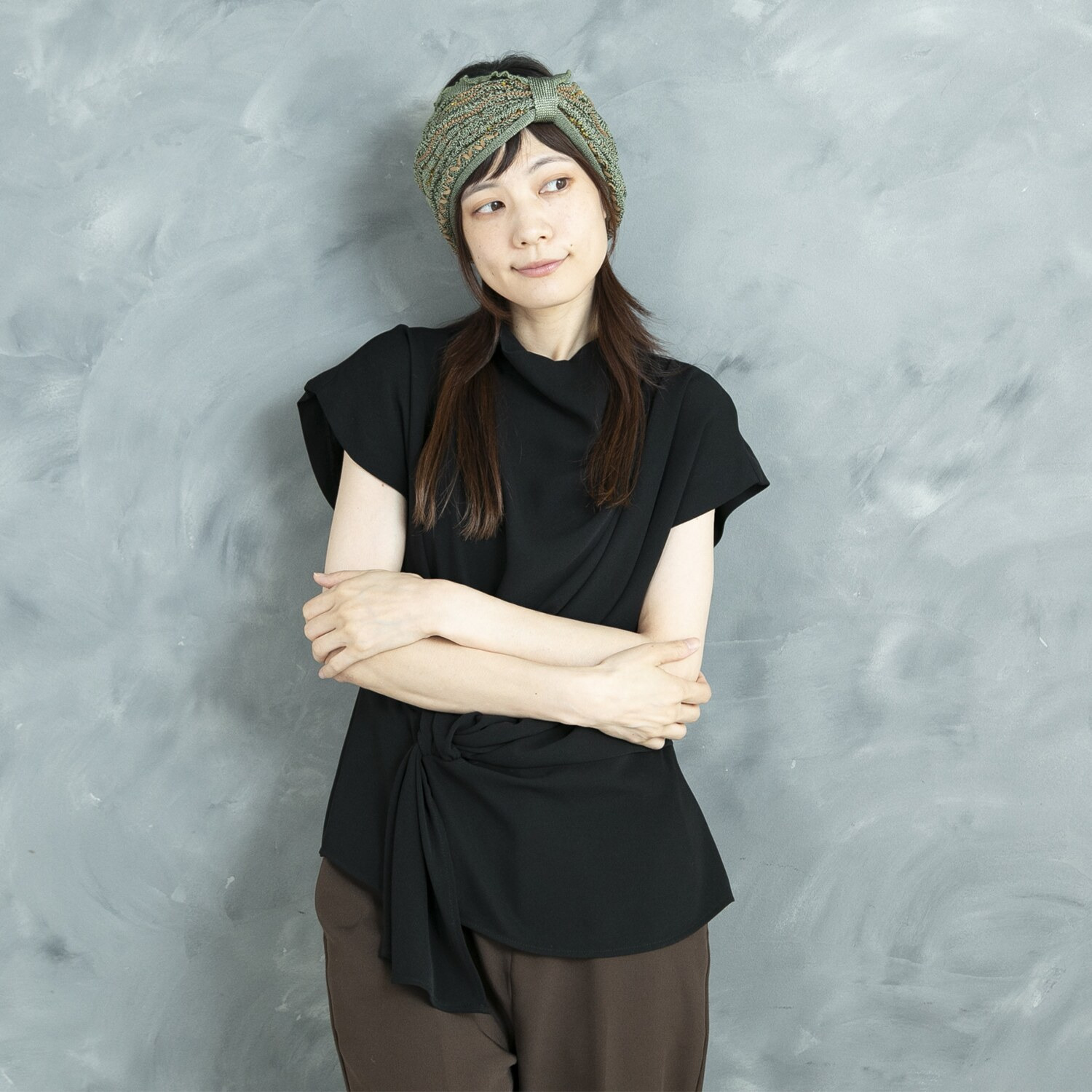 ベル・モード 日本製 マルチに使える 洗える リラックスヘアバンド