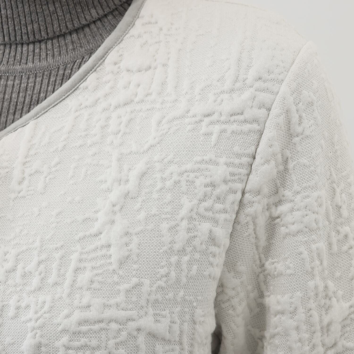 プレンディソール 上品な凹凸感がある キルトジャガード ジャケット