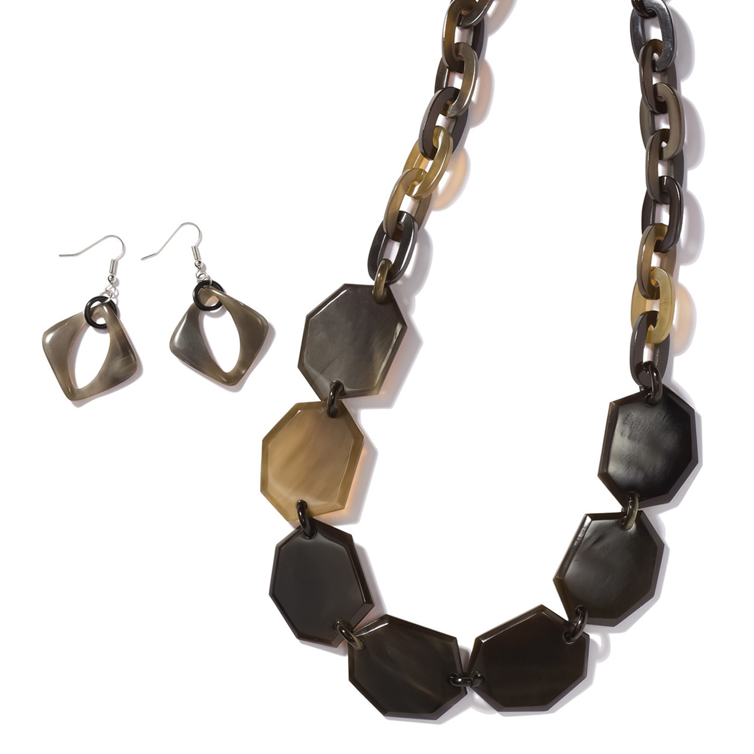 ミル・レーヴ 水牛 ゴージャス ロングネックレス