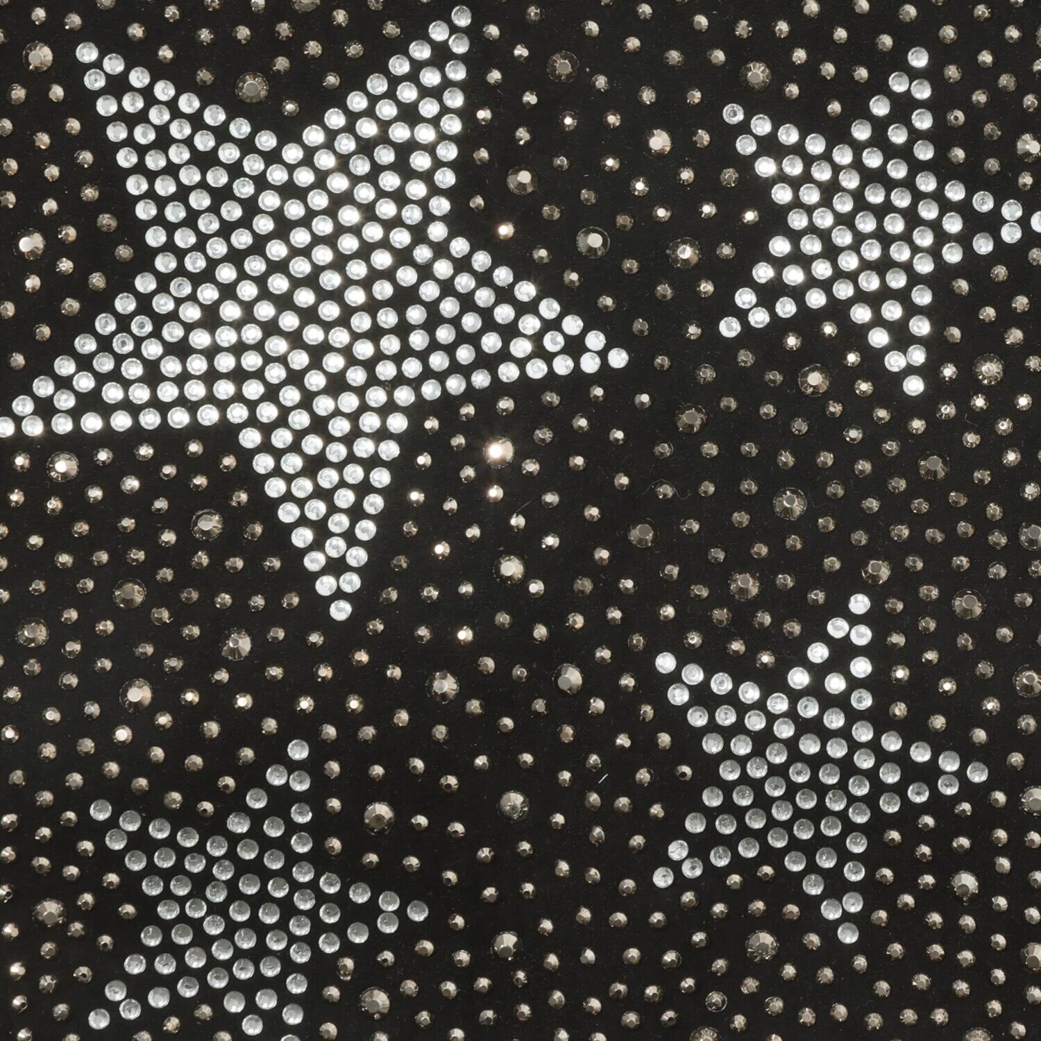 グッシオイタリー イタリアデザイン 星柄ラインストーン トートバッグ＆ ポーチセット