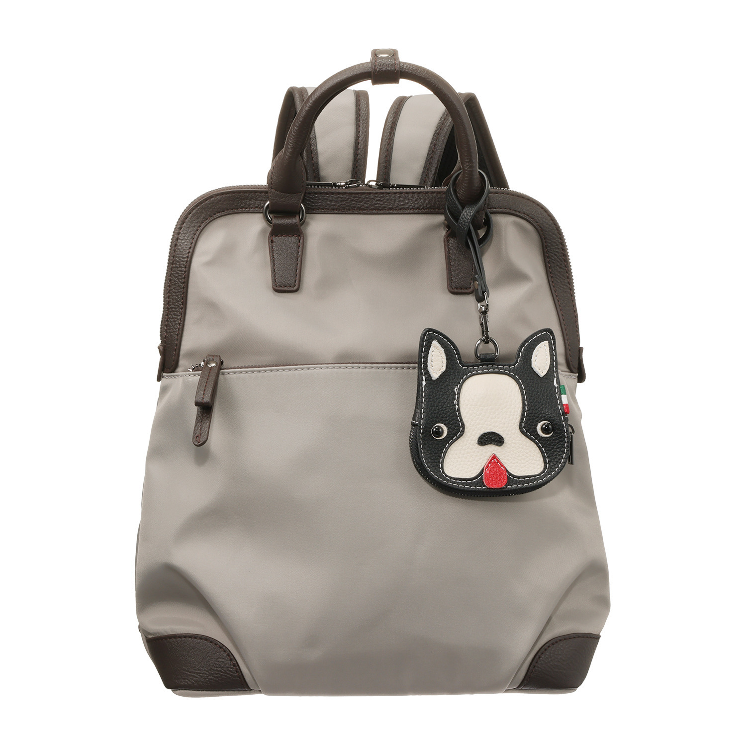 グッシオイタリー はっ水 高密度ナイロンリュック＆ フレブルちゃん マルチケースセット