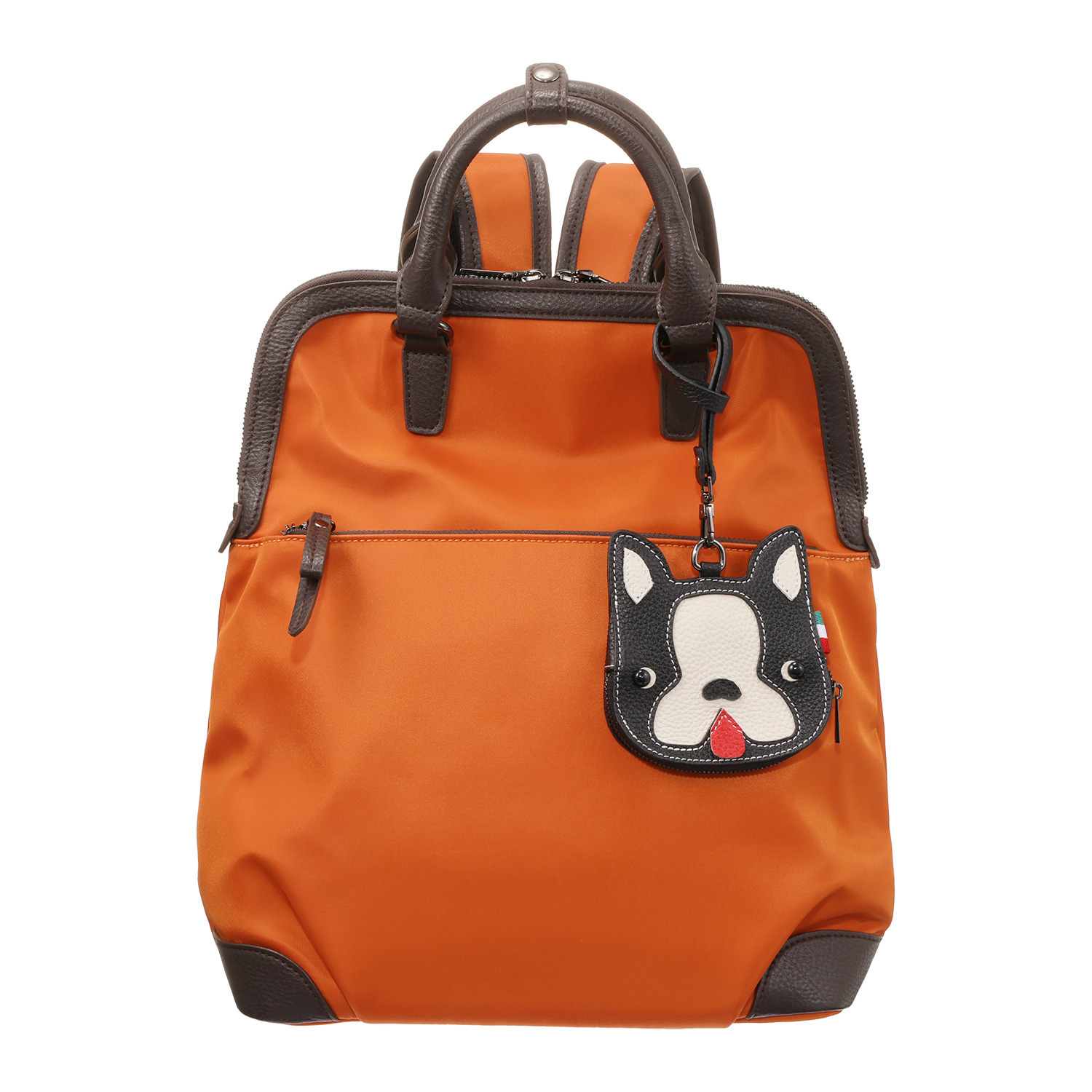 グッシオイタリー はっ水 高密度ナイロンリュック＆ フレブルちゃん マルチケースセット