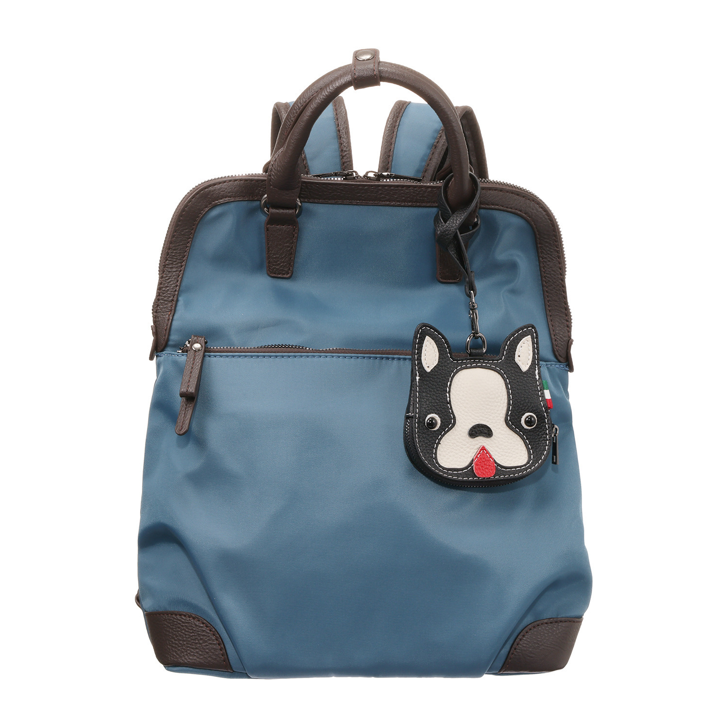 グッシオイタリー はっ水 高密度ナイロンリュック＆ フレブルちゃん マルチケースセット