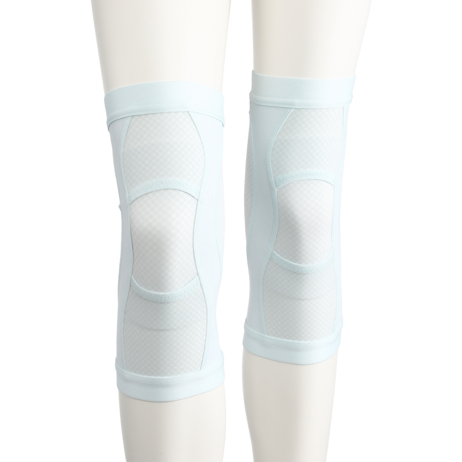 しっかりサポートする フィット感！ 蒸れにくく快適！ ノーブル 皮膚感覚ひざサポーター アルコークール ２枚組
