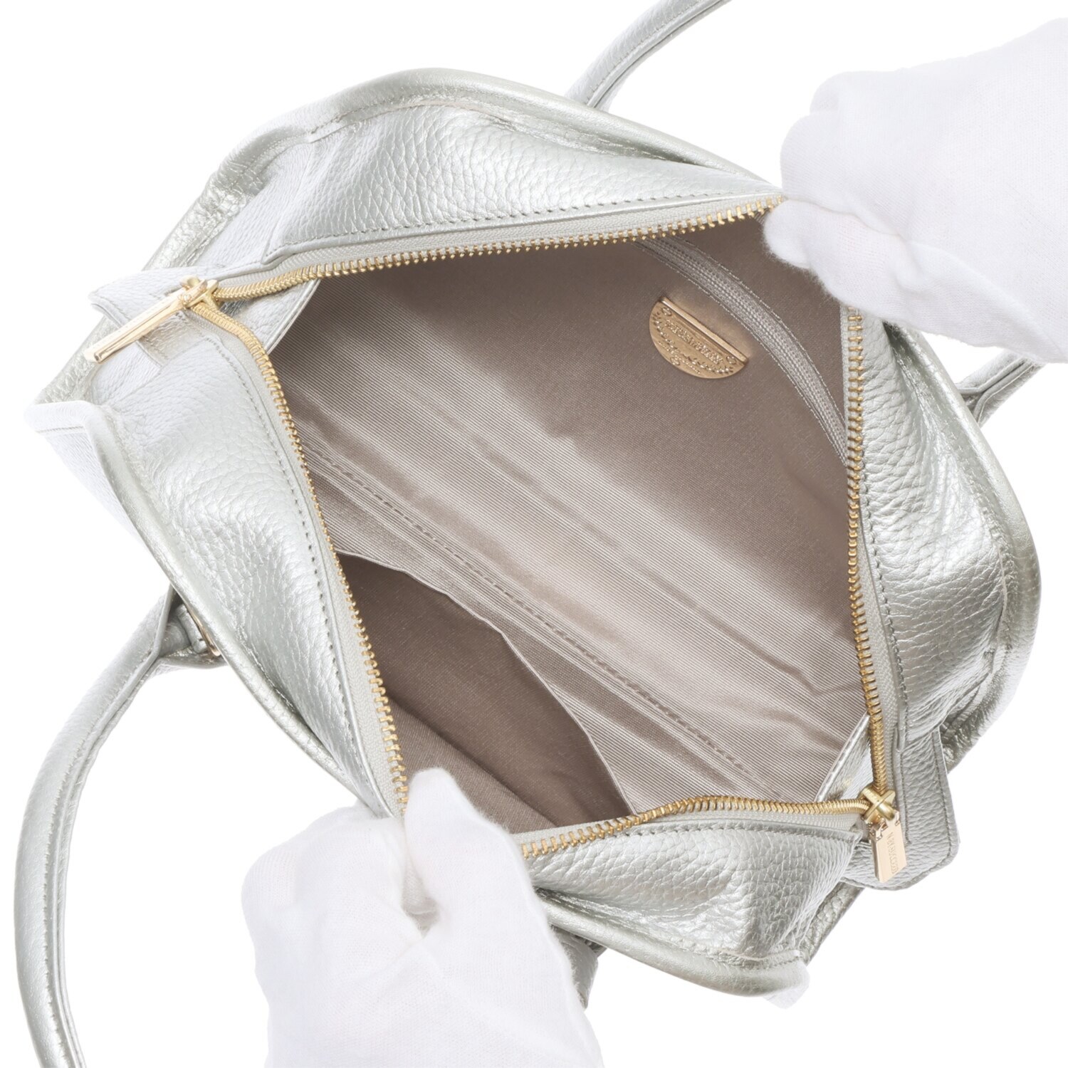 エヌバイサクシード ＜日本製＞ 姫路レザー 牛革シュリンク型押し ２ウェイボストンバッグ