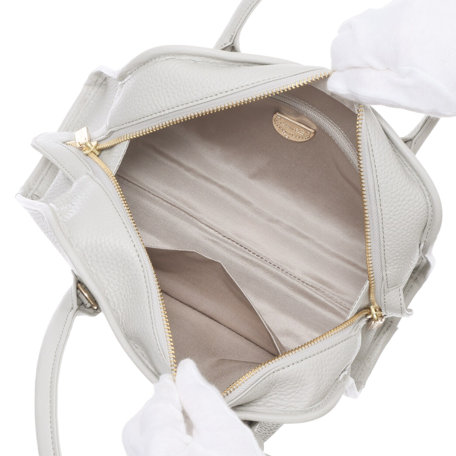 エヌバイサクシード ＜日本製＞ 姫路レザー 牛革シュリンク型押し ２ウェイボストンバッグ