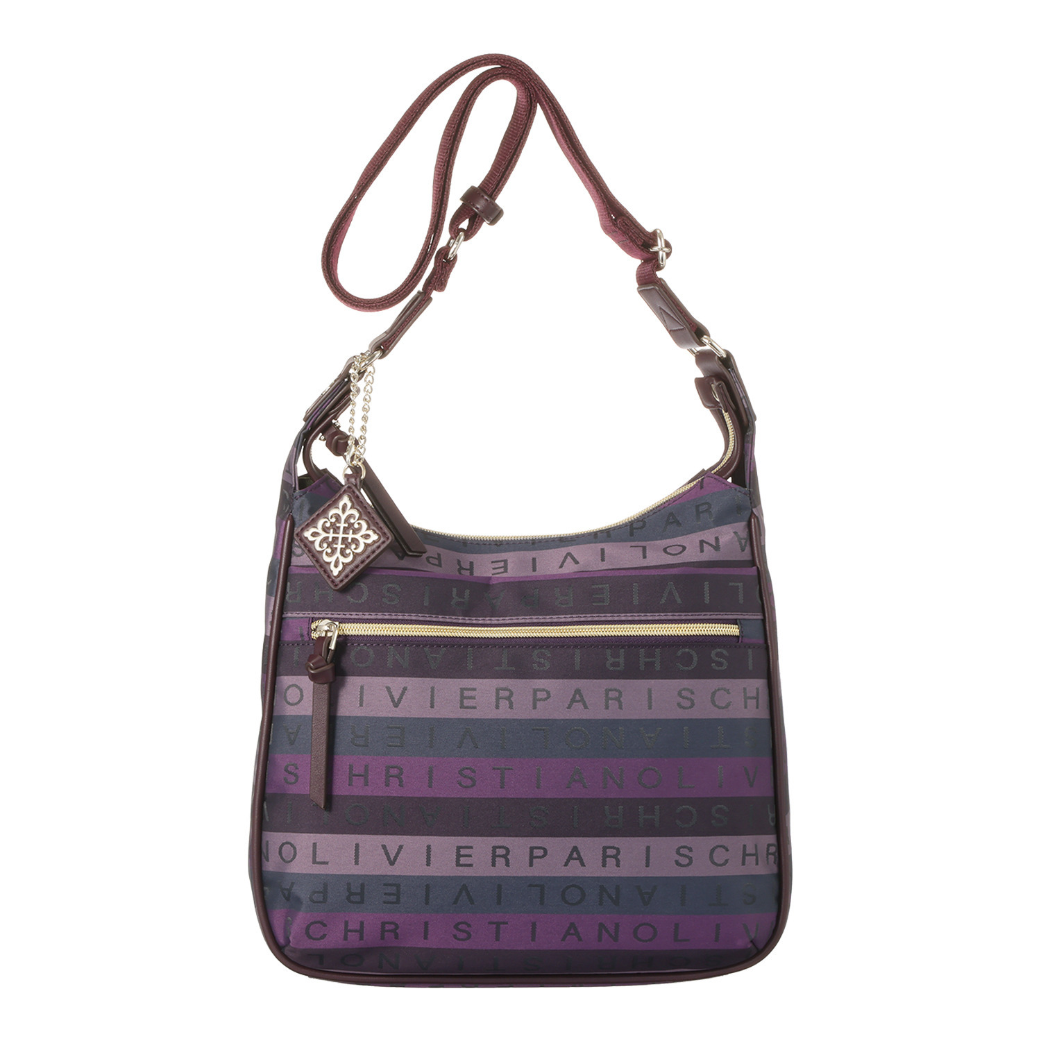 クリスチャン　オリビエ ショップチャンネル デビュー１５周年 はっ水 グラデーションジャガード 縦ショルダーバッグ