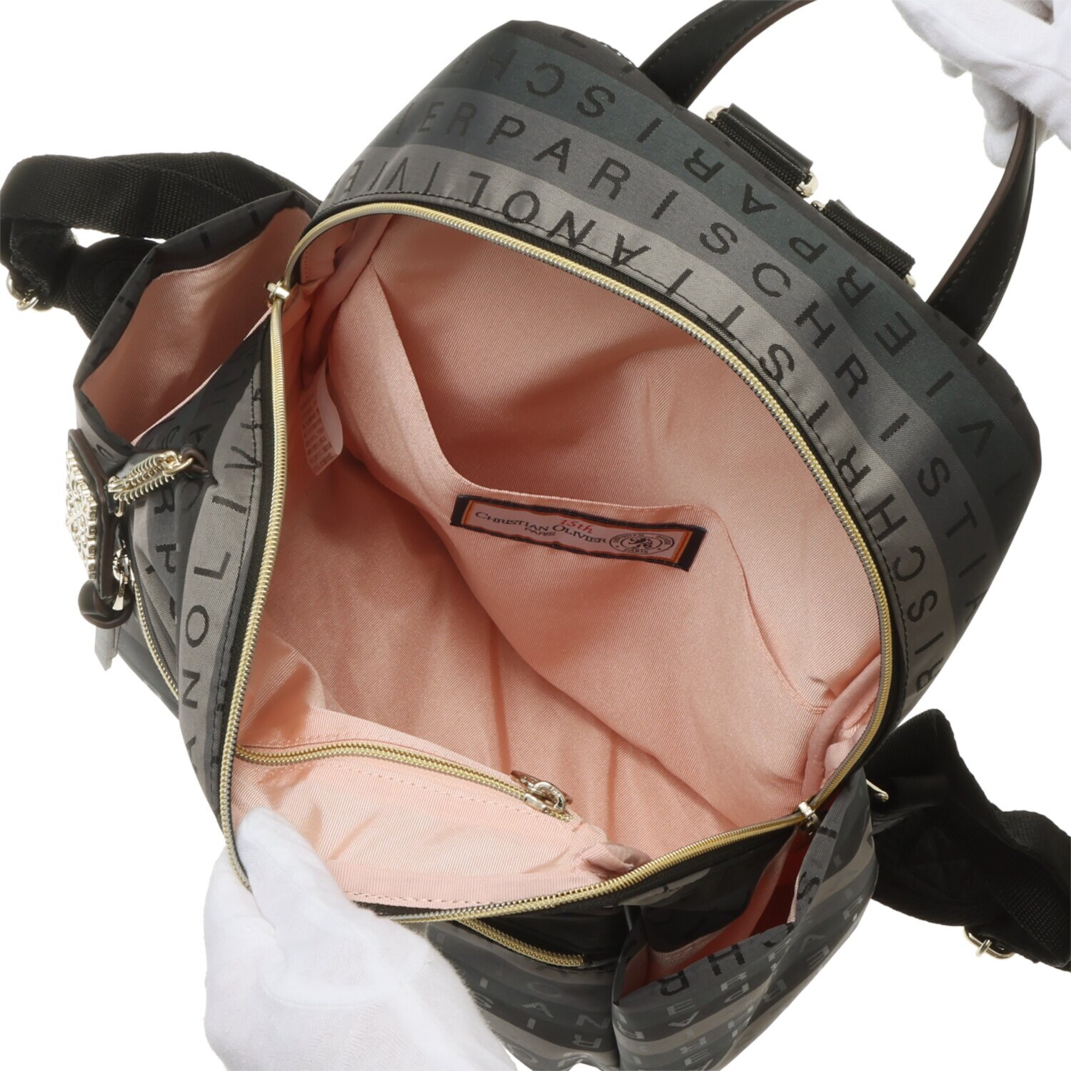 クリスチャン　オリビエ ショップチャンネル デビュー１５周年 はっ水 グラデーションジャガード ラウンドリュック