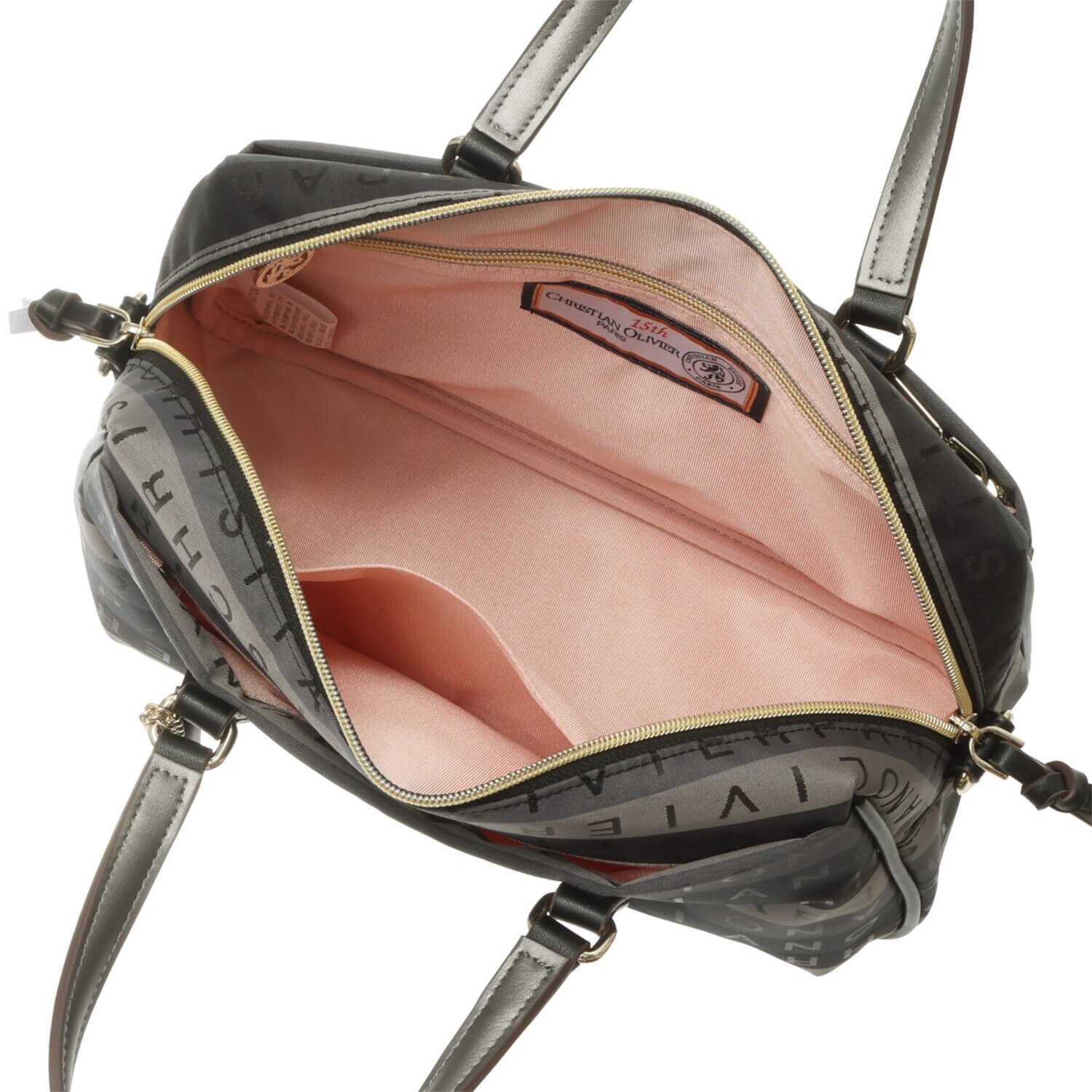 クリスチャン　オリビエ ショップチャンネル デビュー１５周年 はっ水 グラデーションジャガード ２ウェイボストンバッグ