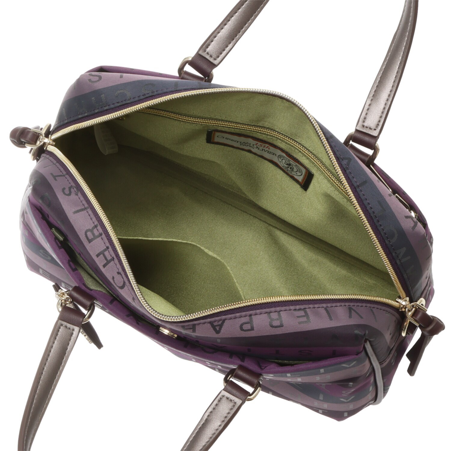 クリスチャン　オリビエ ショップチャンネル デビュー１５周年 はっ水 グラデーションジャガード ２ウェイボストンバッグ