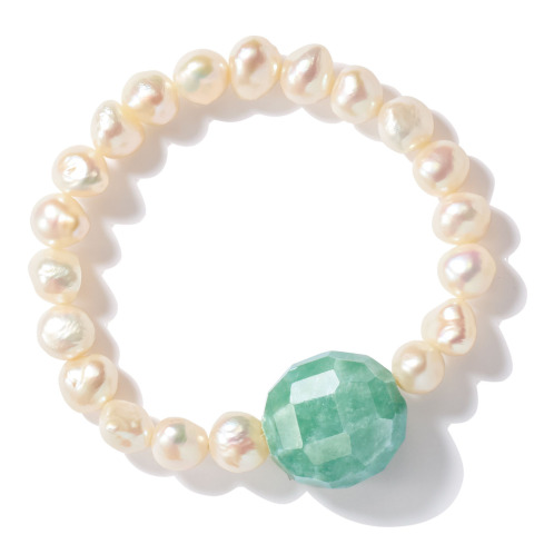 幸石堂 本翡翠&淡水パール 富貴ブレスレット 〜成功・繁栄・活力〜 幸石堂 本翡翠&淡水パール 富貴ブレスレット 〜成功・繁栄・活力〜