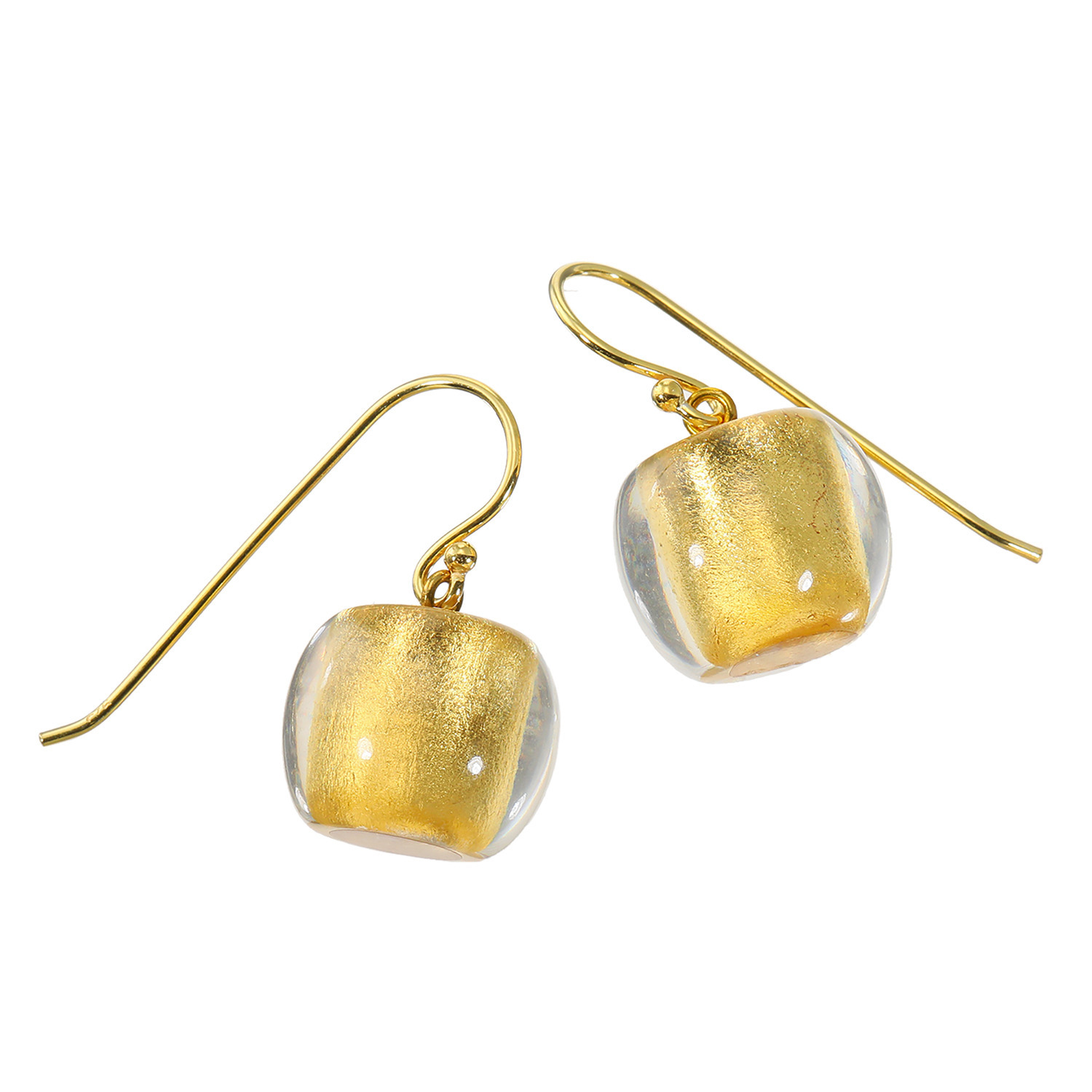 シスカ レジン メタリックカラー イヤリング／ピアス