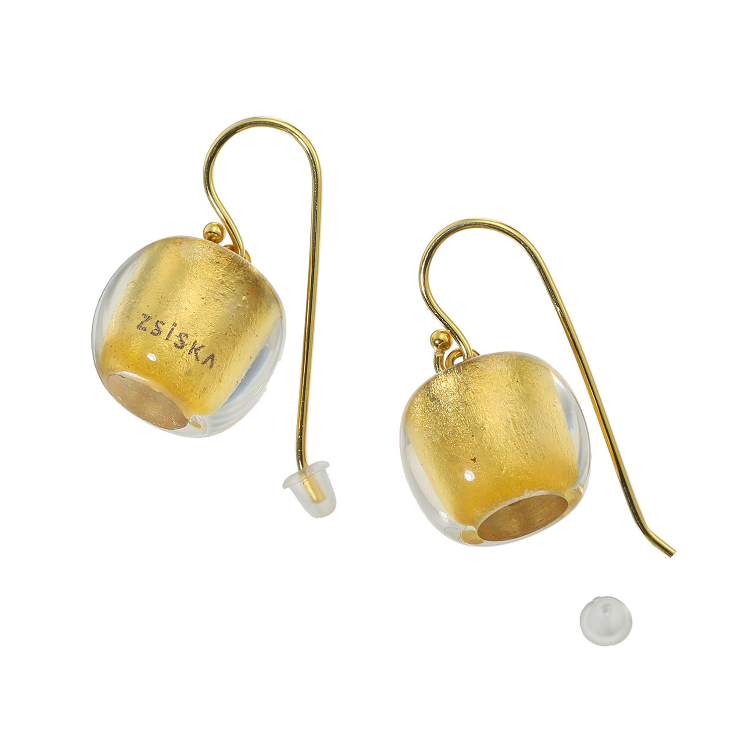 シスカ レジン メタリックカラー イヤリング／ピアス