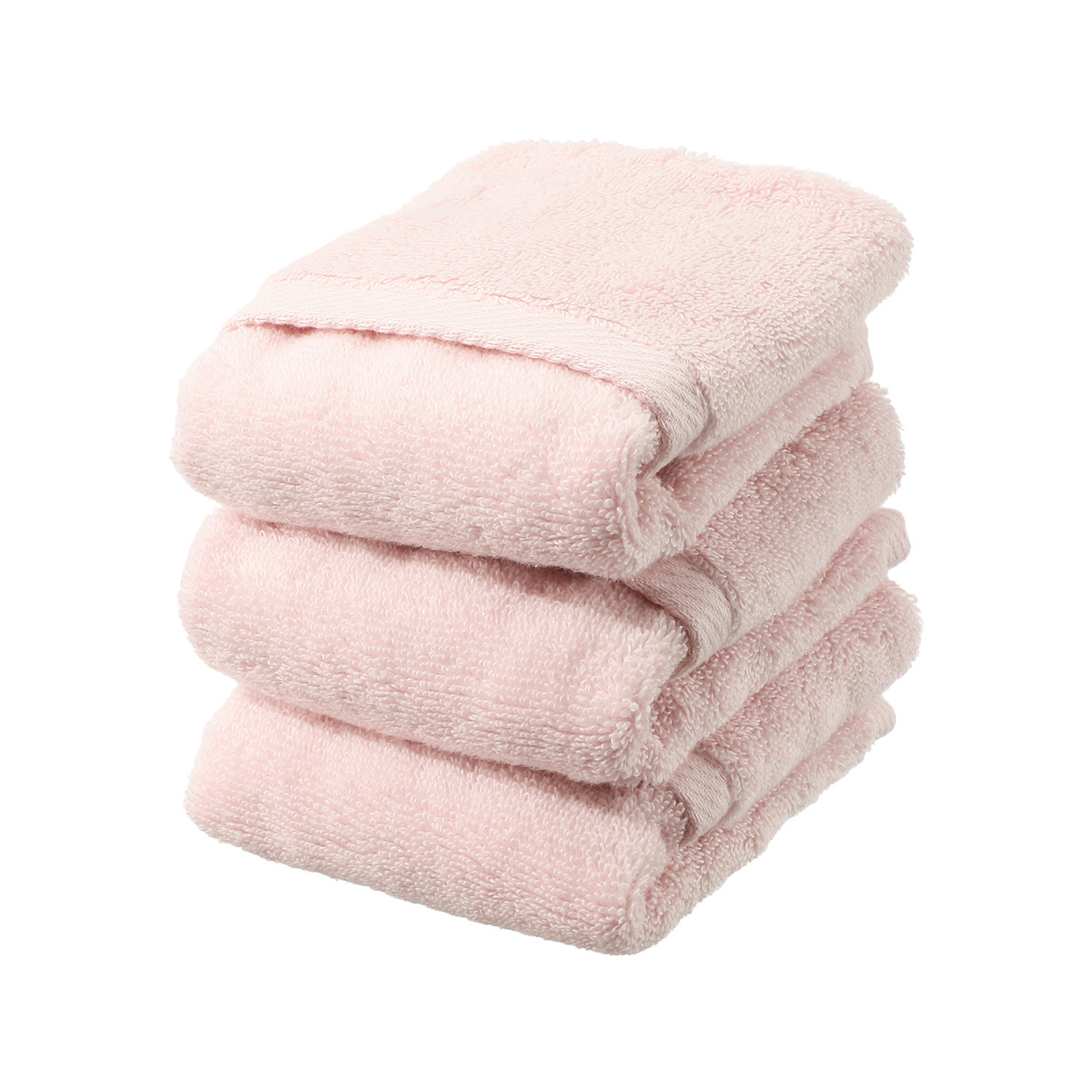 エアーかおるオーガニック ボブパイルスーパーソフト ハンドタオル 同色３枚組