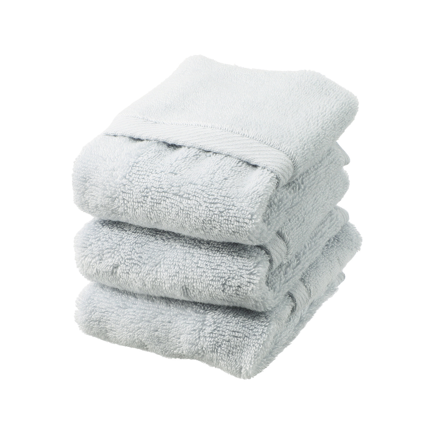 エアーかおるオーガニック ボブパイルスーパーソフト ハンドタオル 同色３枚組