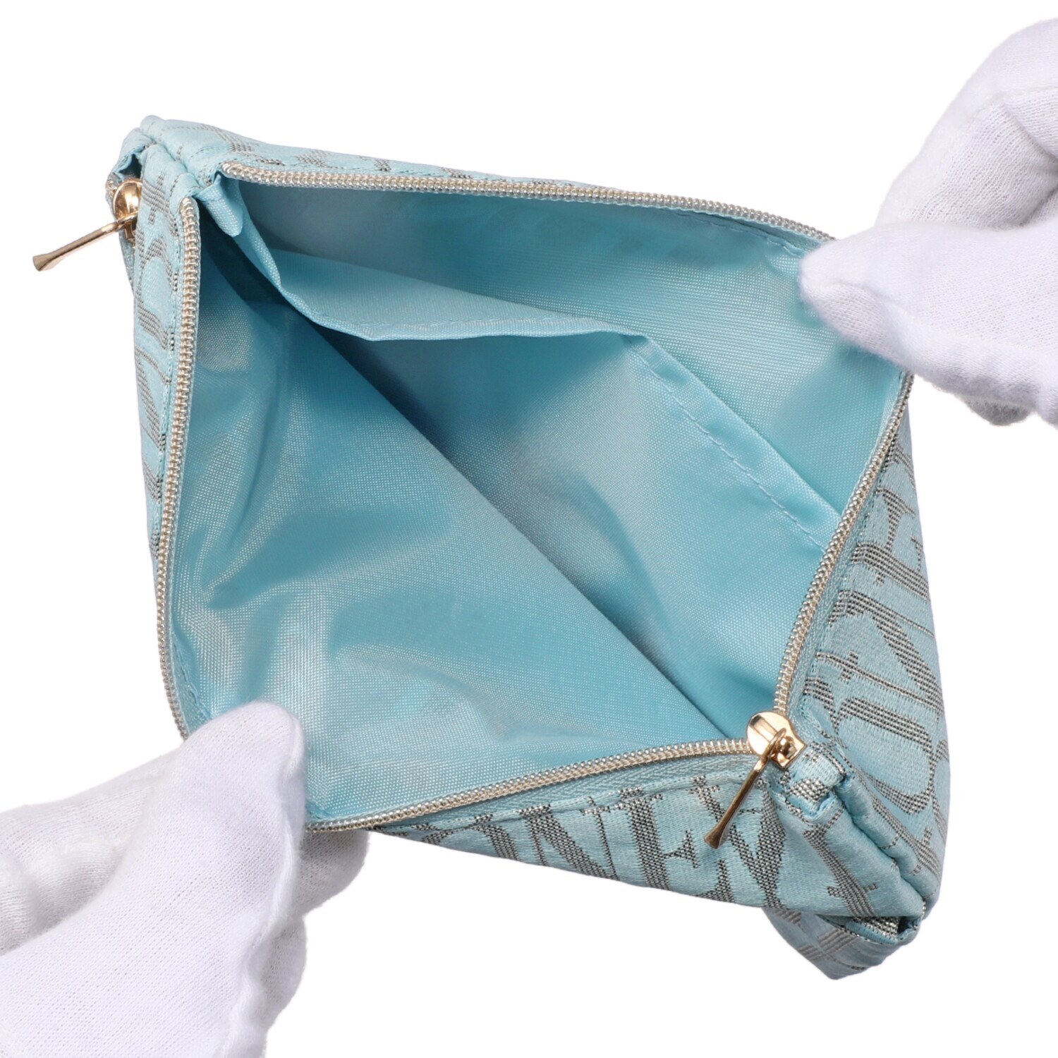 フォション ラメジャガード織 二段ポーチ＆ コインパスケースセット