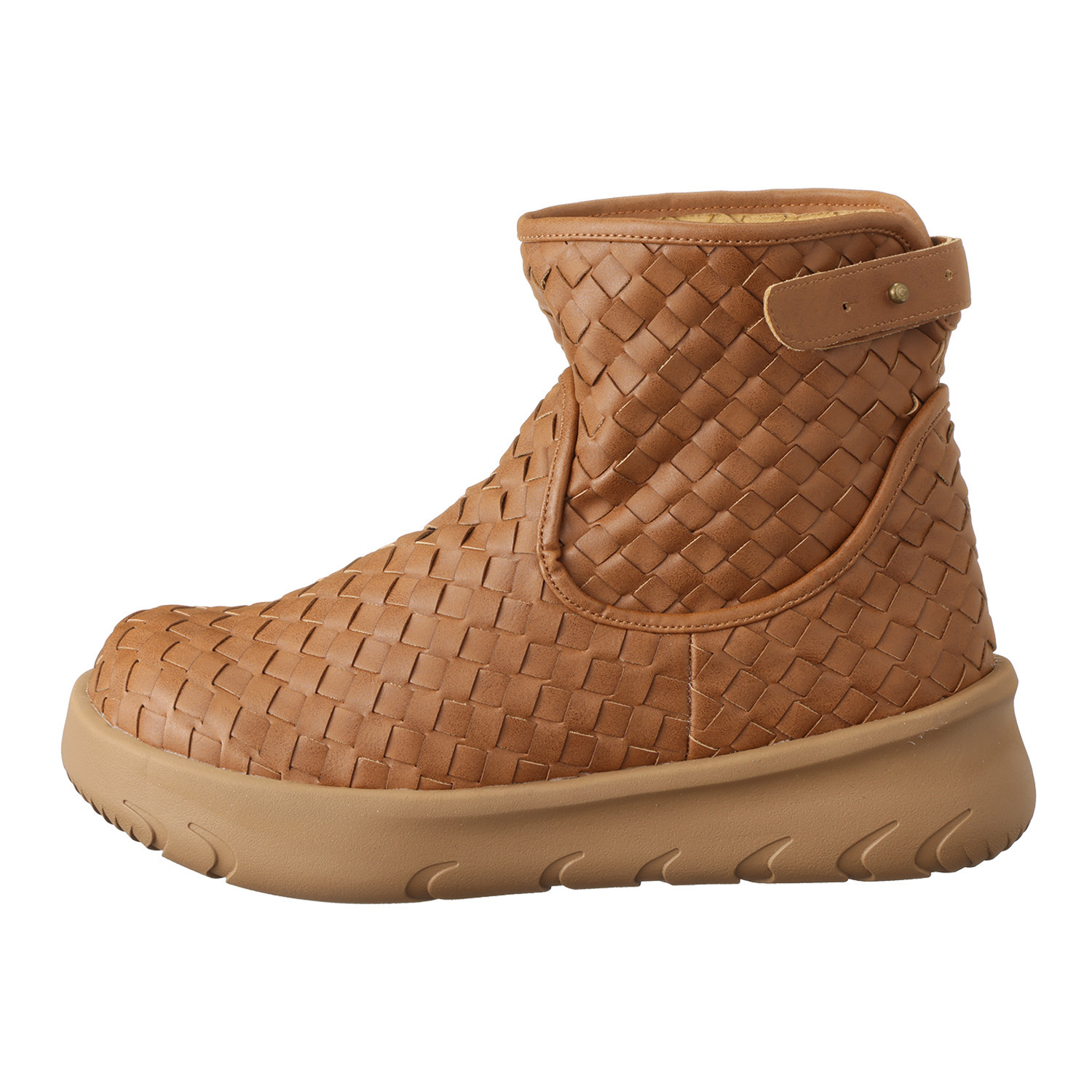 リン・クローバー 名作の予感！ メッシュデザイン 軽量厚底ショートブーツ