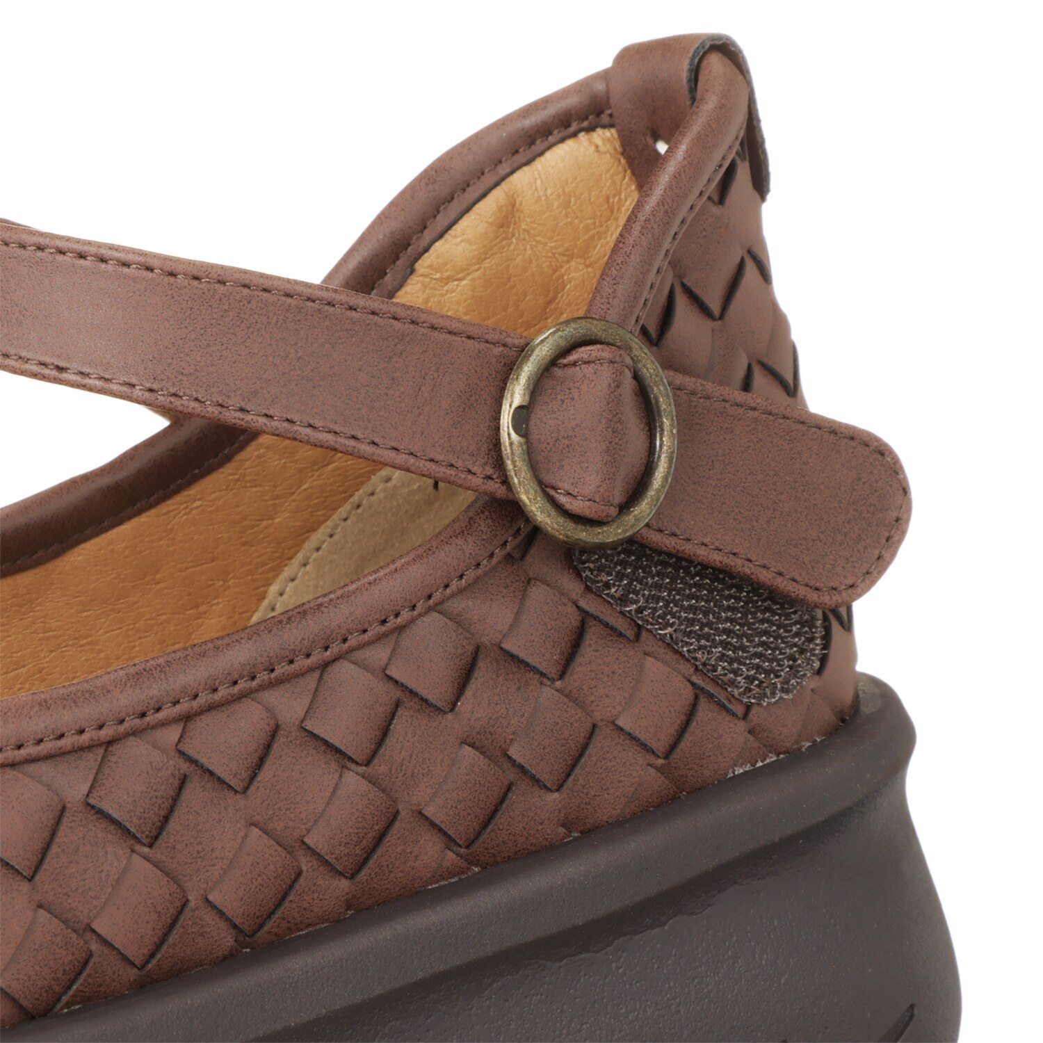 リン・クローバー メッシュデザイン 軽量厚底シューズ