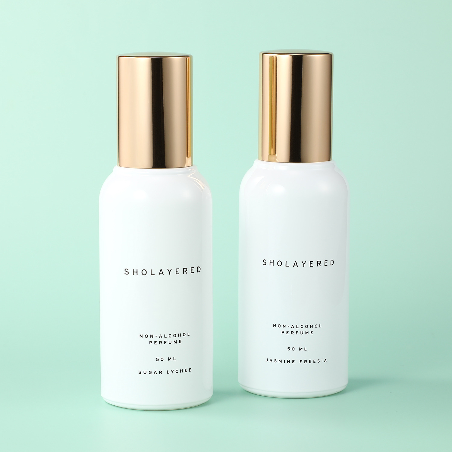 ショーレイヤード 爽やかに、艶やかに ノンアルコール香水 “シュガーライチ” “ジャスミンフリージア” 特別セット