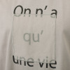 エピデミーク 綿１００％ オーガンジーロゴ Ｔシャツ