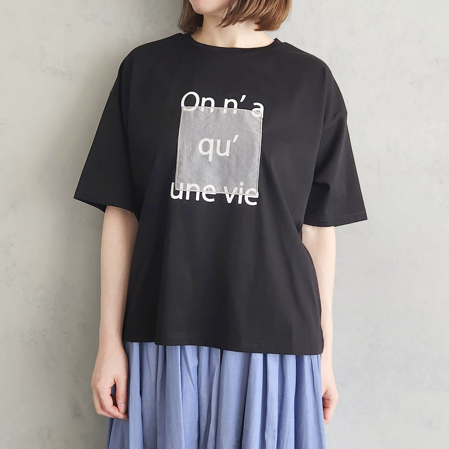 エピデミーク 綿１００％ オーガンジーロゴ Ｔシャツ