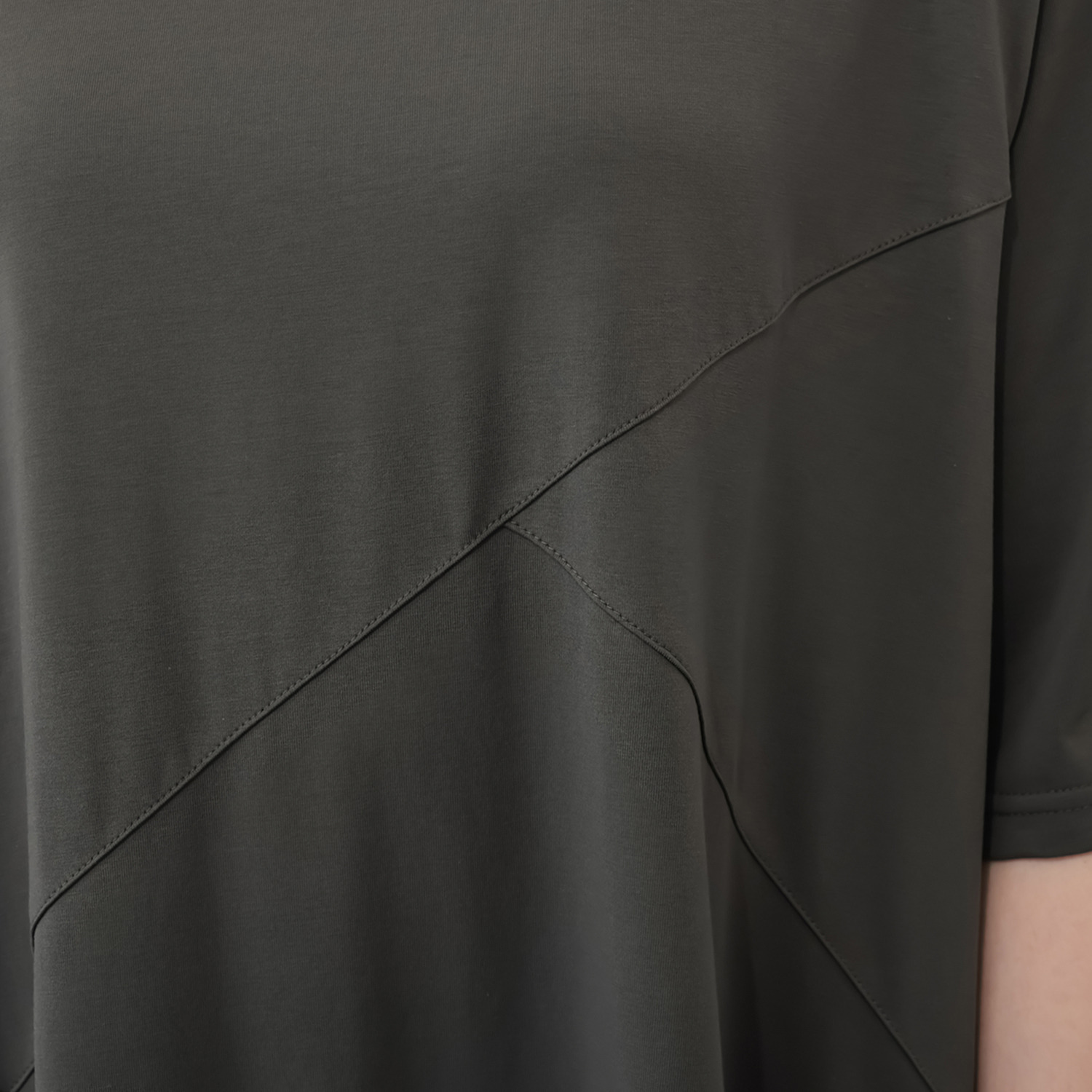 コイビトミサキ 切替デザイン コクーンシルエット ワンピース