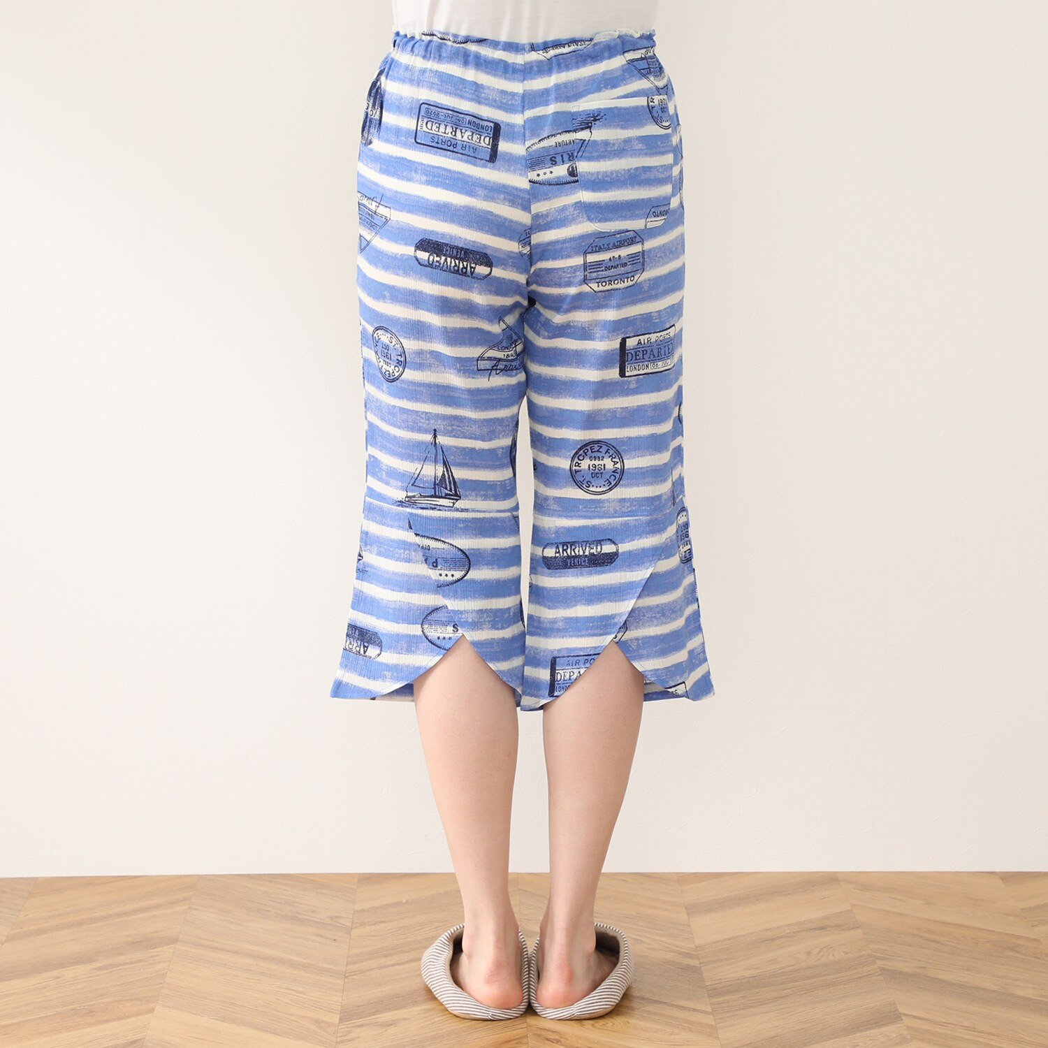 リラキュート 色はお任せ！　お楽しみ袋 吸水速乾 綿１００％クレープ素材 リラクシングウェア ４点セット