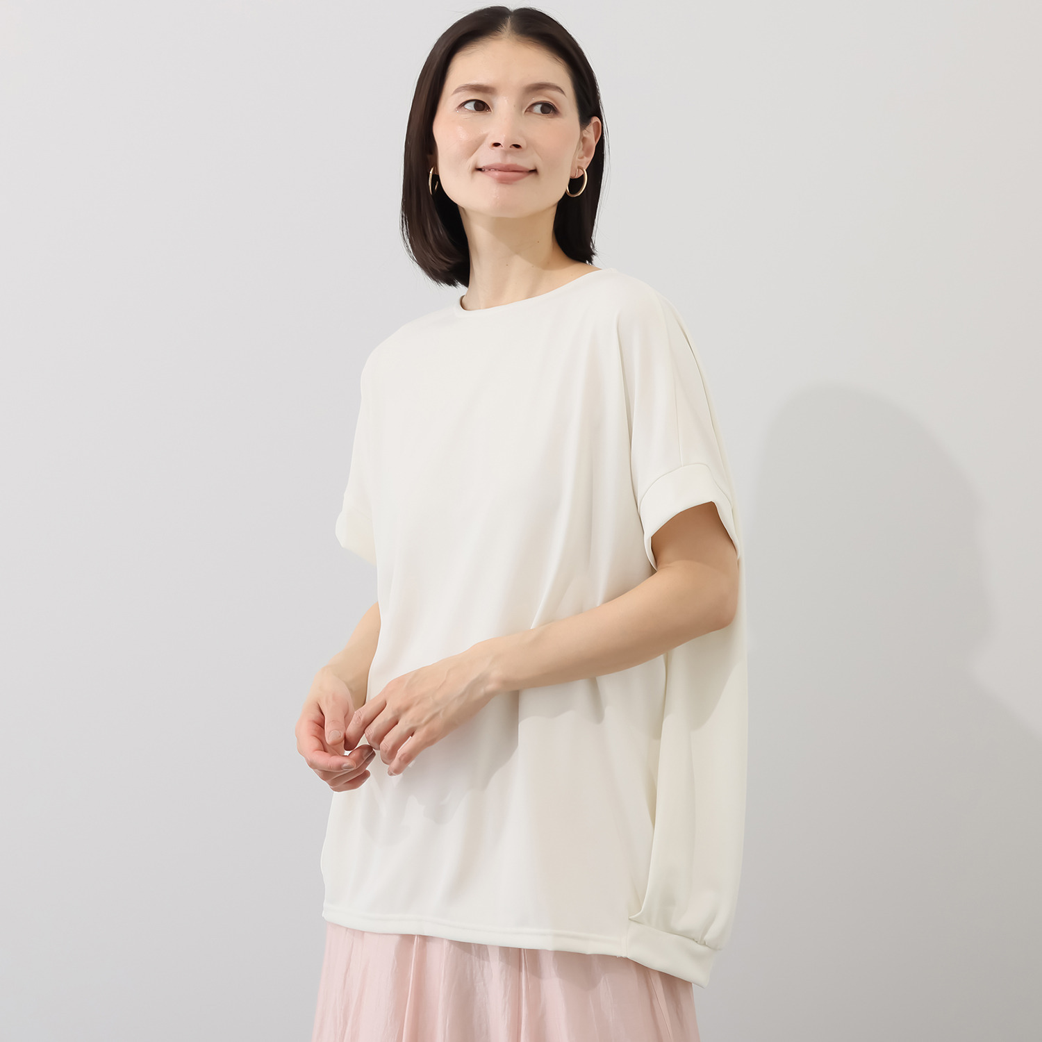 ココンライフ　ドゥ 虫よけ素材使用！ ＵＶカット・吸水速乾 切替チュニック