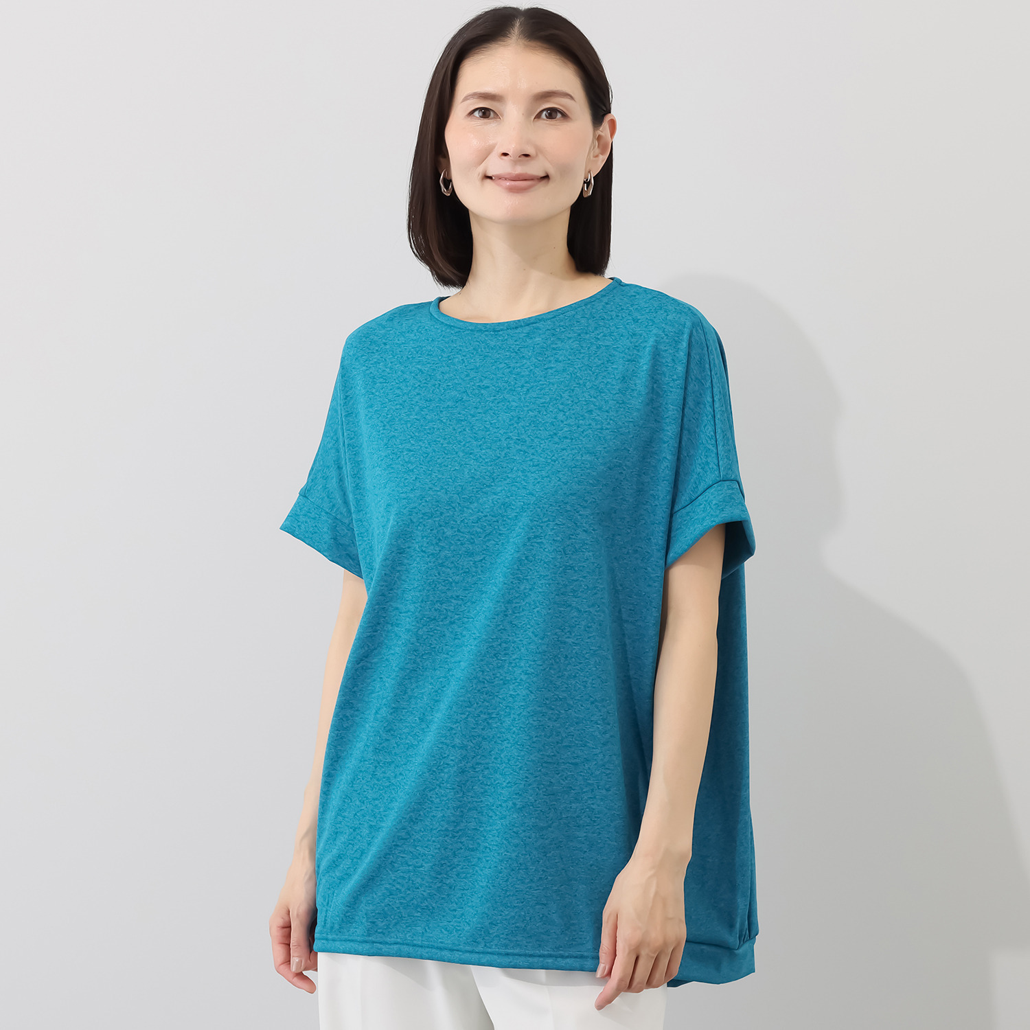 ココンライフ　ドゥ 虫よけ素材使用！ ＵＶカット・吸水速乾 切替チュニック