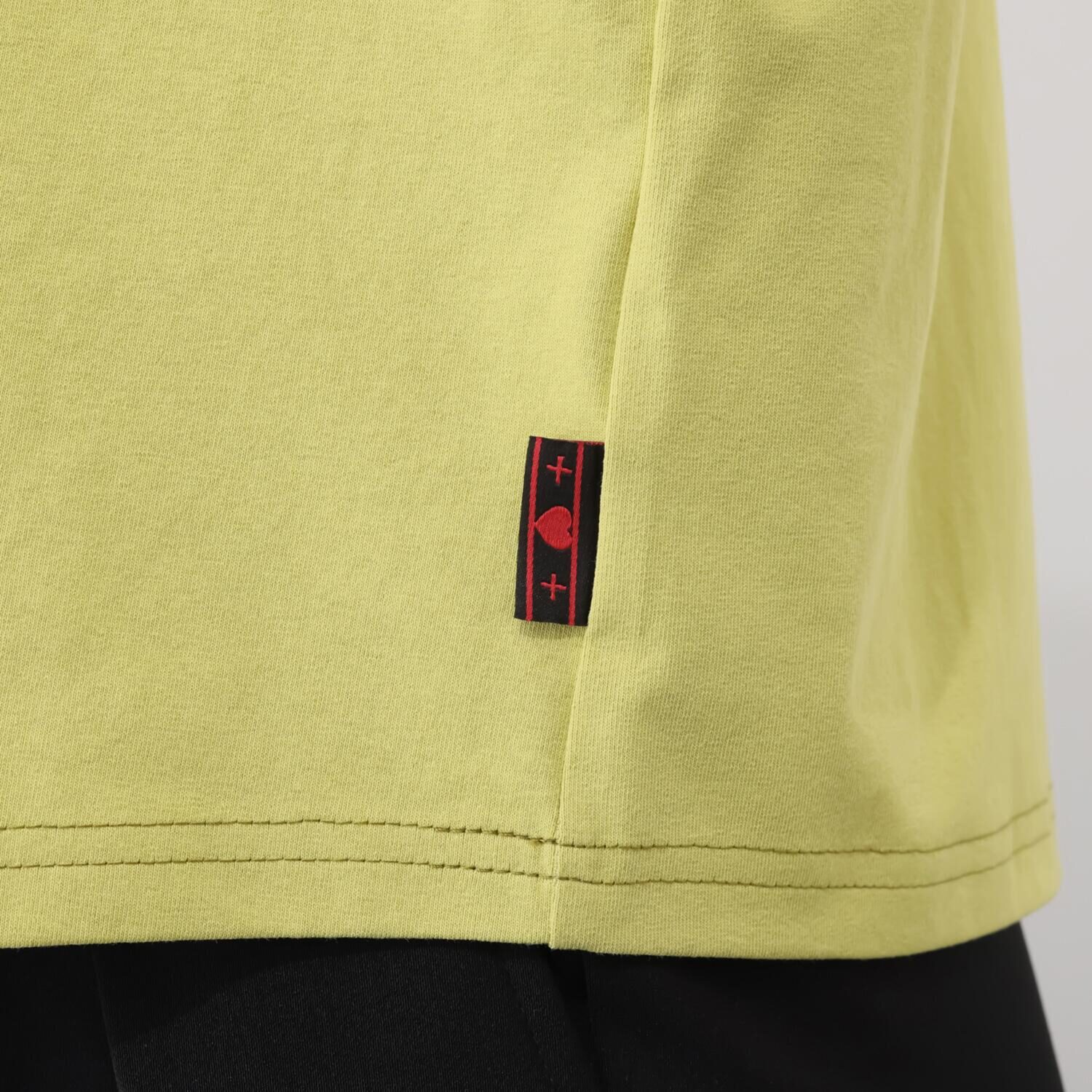 ベルポニー 配色ステッチ入り デザインスリーブ ラウンドネック ジャージープルオーバー