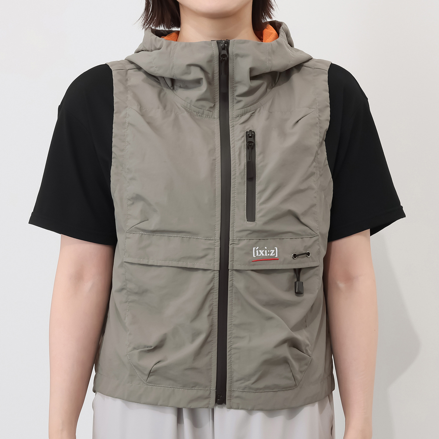 イクシーズ はっ水・ＵＶカット ミリタリー フーディーベスト