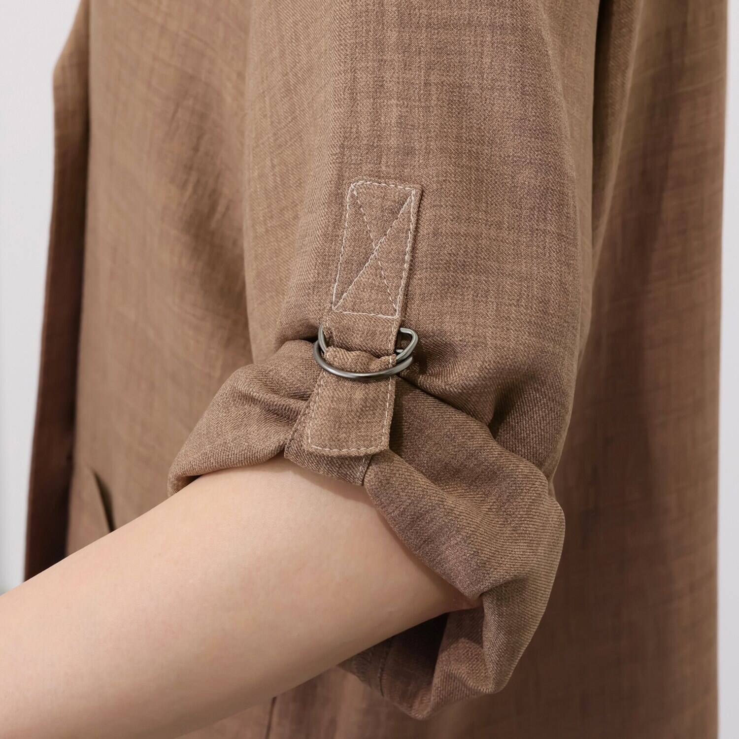 ラブソル ロールアップ カーディガンジャケット