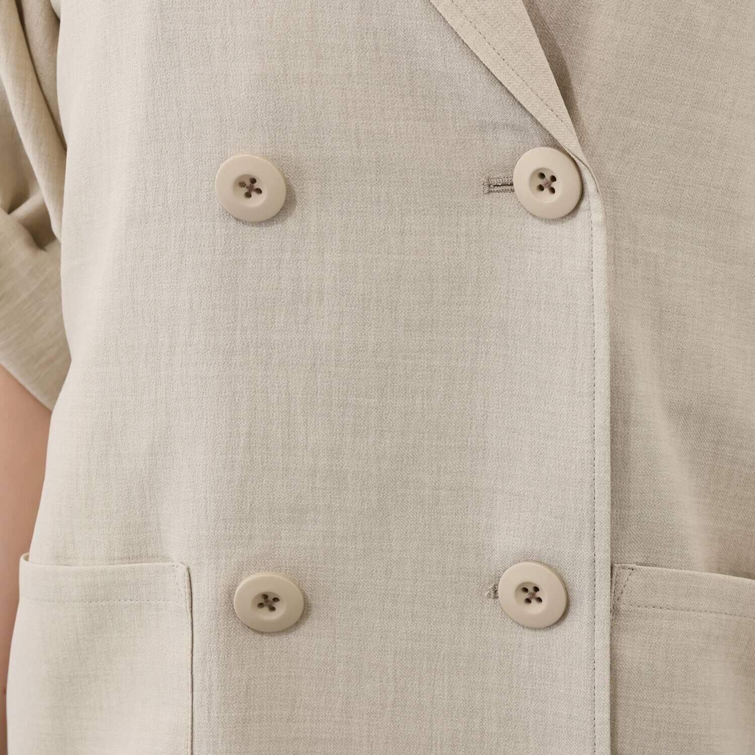 ラブソル ロールアップ カーディガンジャケット