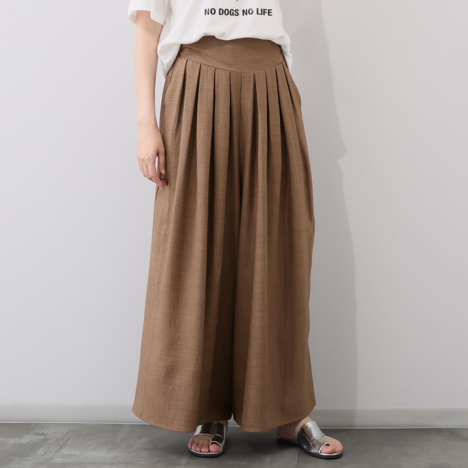 ラブソル フレアー イージーワイドパンツ