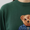 テディベア コットン１００％ ジャガード ニットプルオーバー
