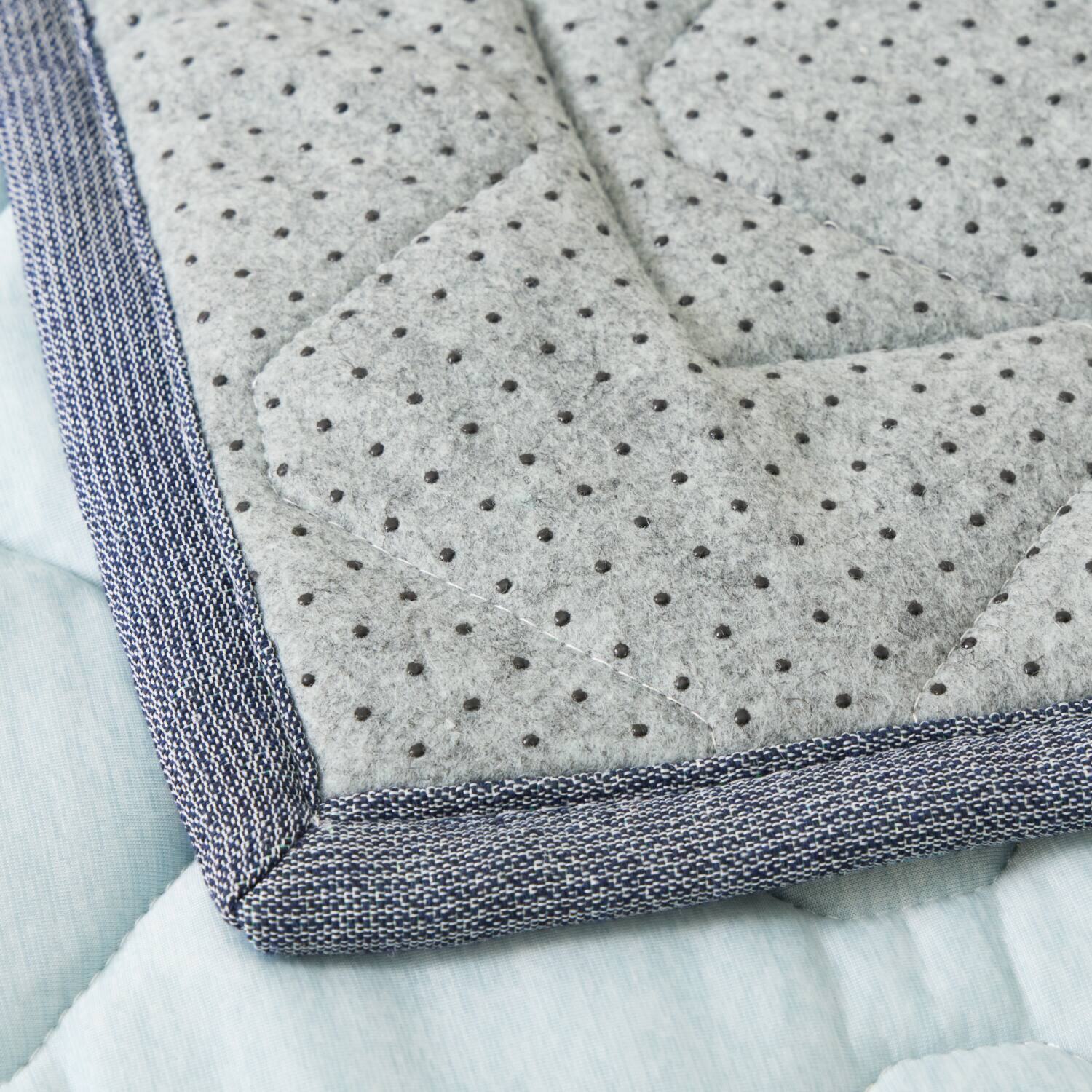 イケヒコ ひんやり！氷冷触感 ＰＣＭ素材使用 冷感ラグ ＜１８０×１８０ｃｍ＞