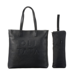 オリタタ イタリアンレザー トートバッグ ＜折傘収納ポーチ付＞