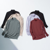 ブリーズテックス 防風　透湿 裏起毛 ハイネック長袖インナー ３枚セット