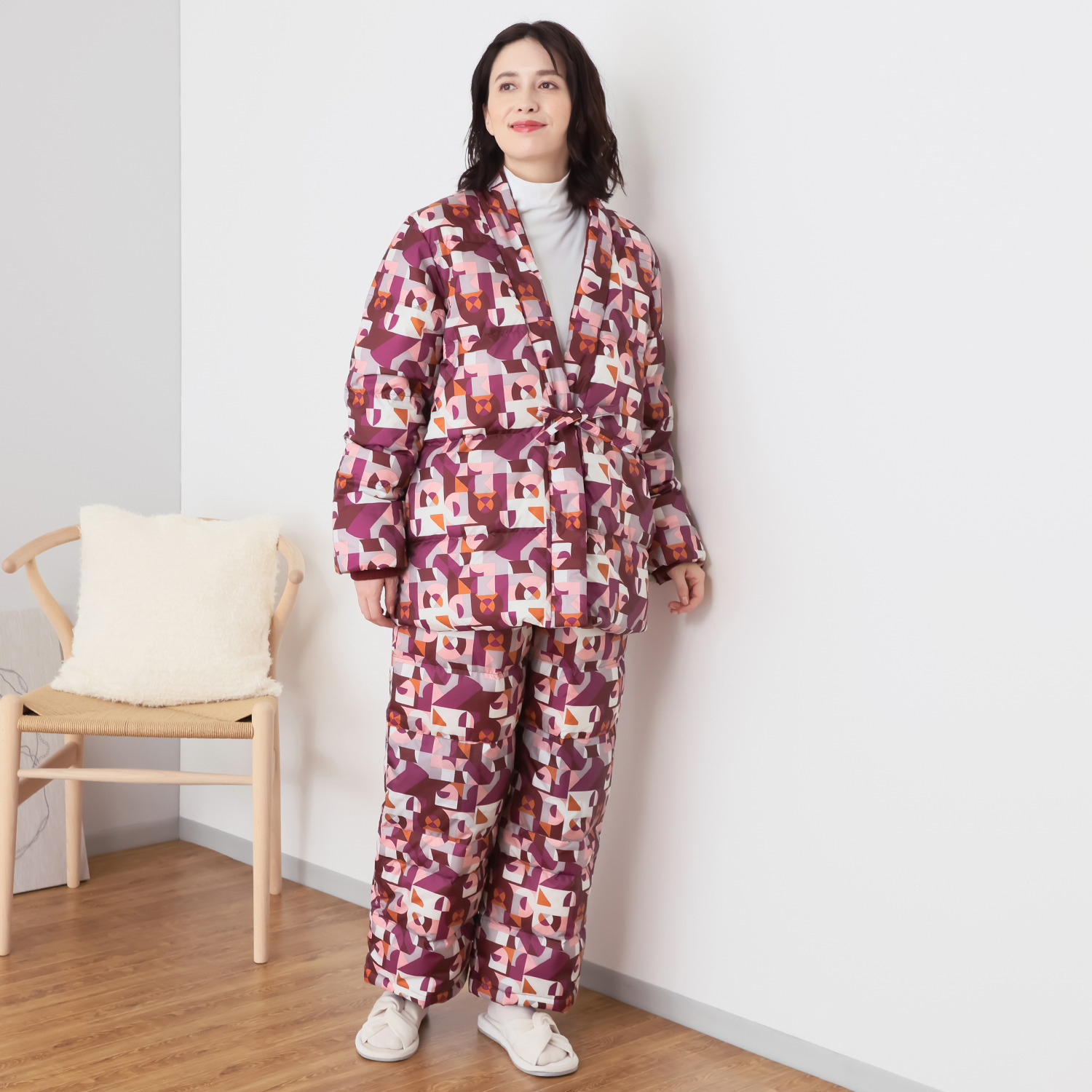 モリリン 軽くてあったか ホワイトダックダウン 羽毛ハンテン＜ＸＸＬ＞