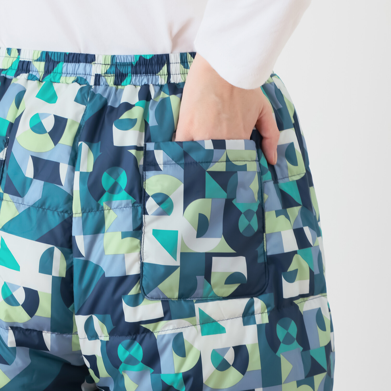 モリリン 軽くてあったか ホワイトダックダウン 羽毛パンツ