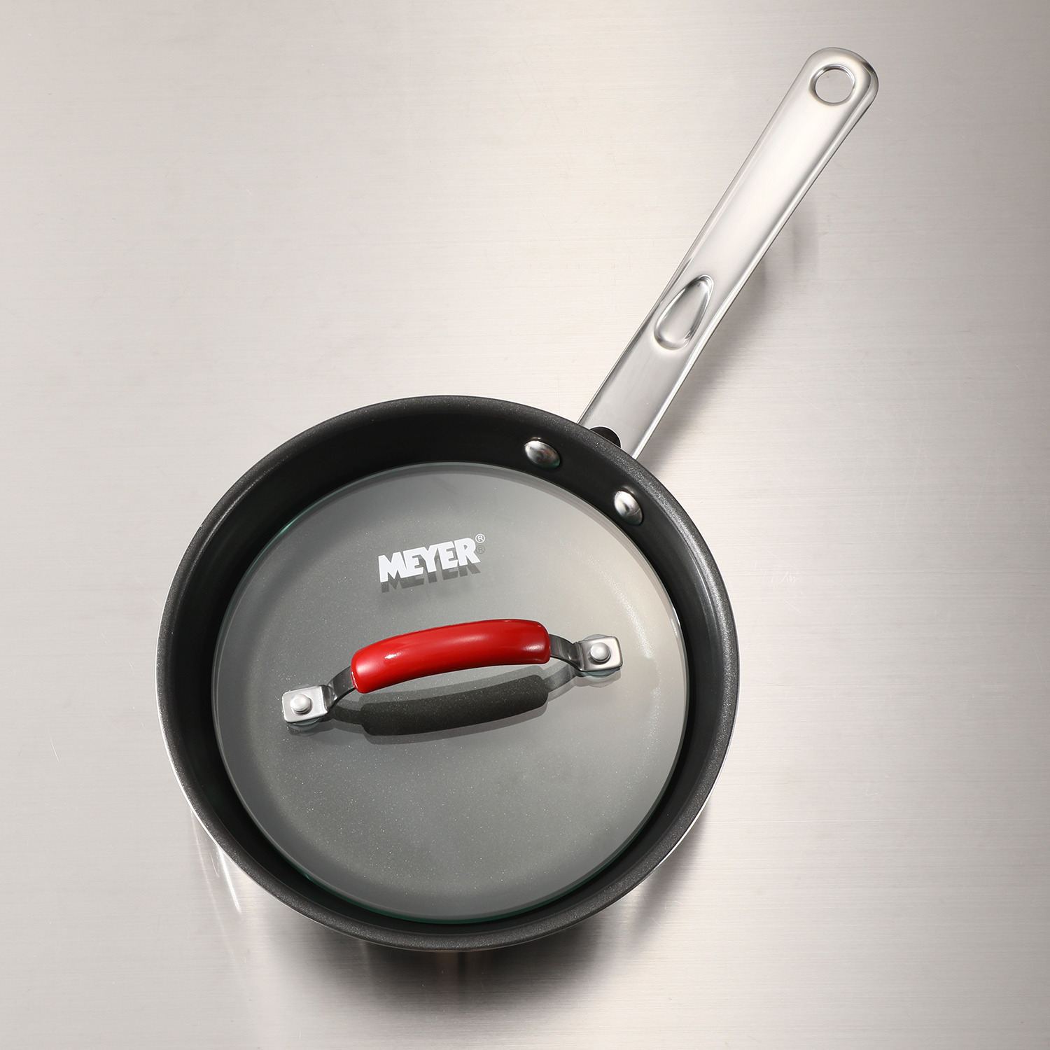 マイヤー プレス調理で 料理の仕上がり ワンランクアップ！ フライパンプレスセット